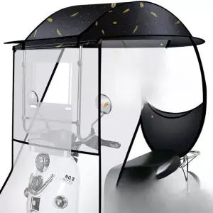 전동차커버 전동차캐노피 바람막이 탈착식 방수 사륜차 디자인