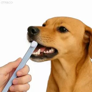 펫럽 초미세 만모 반려동물 칫솔 구취제거 어금니용 고양이치약