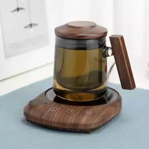 뉴월넛 커피 세트 워머 머그인덕션 온열 커피를 받침 컵워머