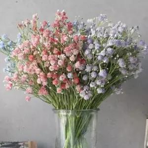 조화 안개꽃 인테리어 촬영용 조화꽃 식물 장식용