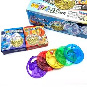 포켓몬 타공 칼라 입체 딱지 18개입 장난감 놀이 캐릭터 게임