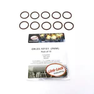 링크락 10PCS OR.03.10151 FKM 바이톤 냉각수 파이프 94011602 982430 쉐보레-LB7 LGH LML LBZ LLY LMM