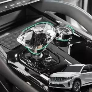 [CAR] 기어봉 조그 다이얼 커버 그랑 콜레오스 차량용 인테리어 액세서리