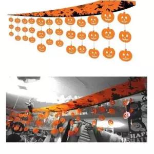 스카이스케이프 호박 파티 가랜드 유아 생일 축하 행사용