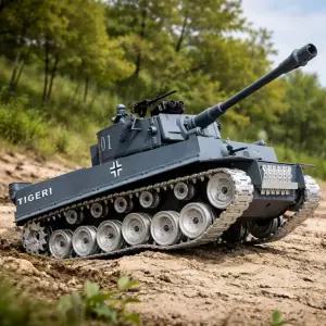 배틀탱크RC RC탱크 무선조종전차 전차RC카 오프로드 포탑회전 J 배터리2개약60... 2개