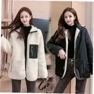 뽀글이티셔츠 레트로자켓 뽀글이점퍼 리버시블 후리스 WS HS14