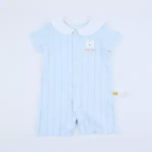 [달퐁]큐비앤맘 쁘띠베어 반팔 우주복 여름 아기우주복