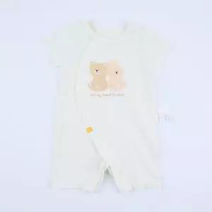 [달퐁]큐비앤맘 베스트프렌드 메쉬 반팔 우주복 여름 아기우주복