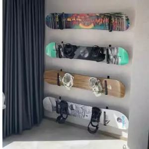 스노우보드 보관 선반 거치대 진열 정리 벽걸이 랙 벽고정 행거