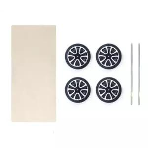 바퀴달린 만들기용 나무합판 자동차2P 미술놀이 어린이날 창의력