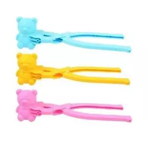 미니 곰돌이 눈집게 1타 12개입스노우볼메이커 제조기 사람만들기 뭉치제 캐릭터