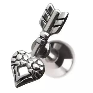 [NS홈쇼핑][미니아트] 써지컬 스틸 엔틱 에로우 패션 피어싱 한쪽[35843826]