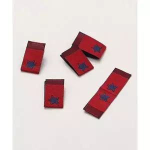 [퀼트스타] 스타벅스 직조라벨 끼움라벨_레드 (57861)