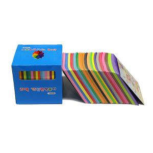 [문구티쳐] 20색 단면 색종이 7.5cm 1000매 /만들기재료