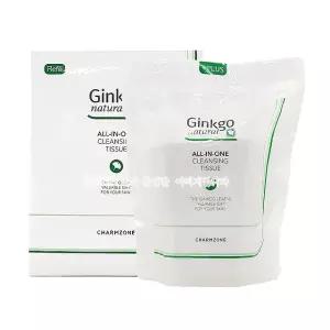 참존 징코 내츄럴 올인원 클린싱 티슈 리필110매