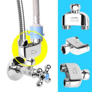 양갈래 세탁기 수도꼭지 어댑터 수도 분배기 2구 딱이지 두갈래 아답터