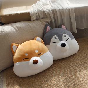 모찌타운 강아지 고양이 시바견 허스키 동물 쿠션 애착 인형 얼굴형