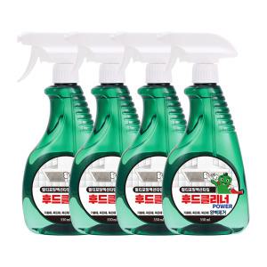 은나노스텝 후드클리너 파워 550ml x 4개 기름때 제거 다용도 세정제 청소