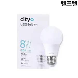 LED BULB CITYO 8W 주광색 6500K TP-KR-A60-8-DL
