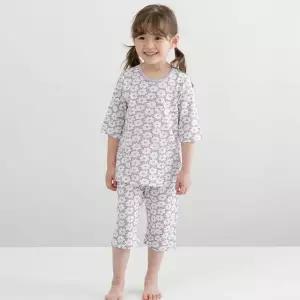 [보리보리/올라베이비]데이지(퍼플) 7부 실내복