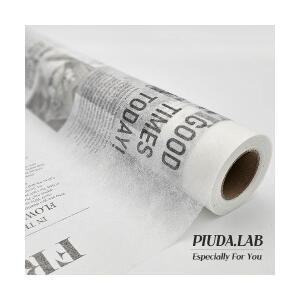 무늬부직포롤포장지 잡지 흰색 50cm x 18M