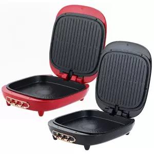 [홈쇼핑] 더블몬스터 초대형 통구이 양면팬 전기 그릴 