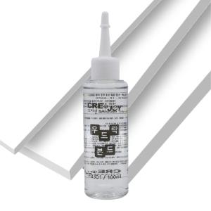 크리앤조이 우드락본드 100ml 접착제 목공풀 목재 우드락붙이기 미술 만들기 꾸미기