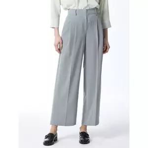 [하프클럽/쉬즈미스]히든 버튼 투턱 와이드 팬츠 (택가격 168000원)