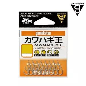 [에프원낚시]가마가츠 낚시 훅 가와하기 왕 쥐치 바늘 화이트 5호