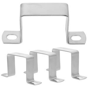 각파이프브라켓 사각 튜브 스테인리스 스틸 파이프 클램프 브래킷 직각 베이스 행어 범용 도구 2x2 인치