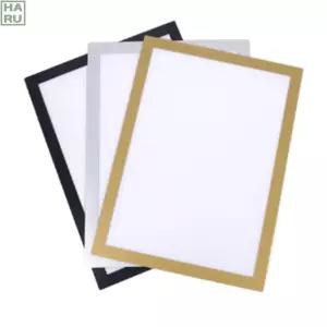 종이 인쇄물 탈부착쉬운 벽보 자석탈착 사무실 자격증걸이 넣는파일프레임 A4 상장액자 투명 자석게시판 A4