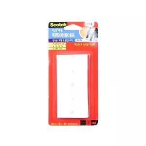 (화이트) 3M 탈부착용찍찍이테이프 2EA/강력/셀프/인테리어/테잎/벽지/거울/후크/테이프/찍찍이/벨크로