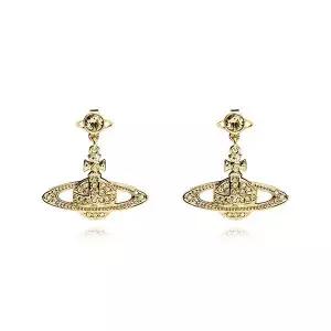 [비비안웨스트우드] 미니 바스 릴리프 드롭 귀걸이 골드 62020025 58467710