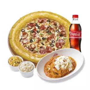 [파파존스] 골드링 수퍼 파파스(L)+파스타로제 세트