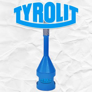 티롤릿 6.5mm M10 그라인더용 다이아몬드 융착코아 코어 타일비트 천공 세라믹 대리석