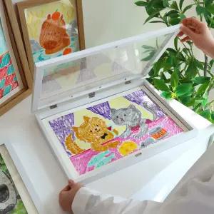 아이 그림 보관 100장 액자 A3 A4 키핑 도화지 종이 보관함 액자틀 프레임