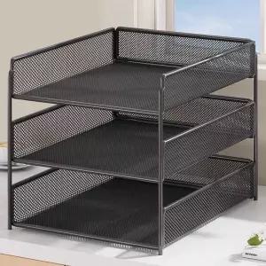 철제 종이보관함 A3서류함 용지 정리대 트레이