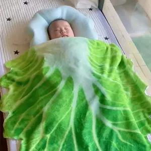 포근한 배추이불 미니 배추담요 휴대용 쇼파 차량용 담요