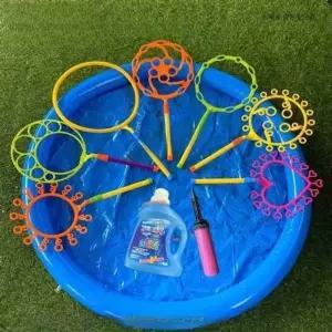 거품 야외 놀이터 대형 도구 공연 버블스틱 서클 놀이 공원