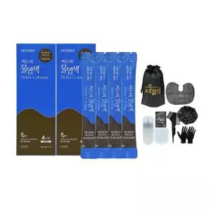 씨드비 물염색 시즌2 홈쇼핑 시드비 프리미엄 새치 염색약 2박스 씨비드 미디엄브라운