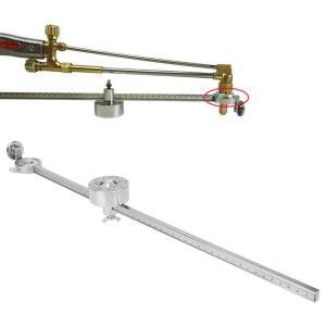 토치 나침반 롤러 가이드 스테인레스 스틸 산소 용접 절단 도구 액세서리, 체중계 눈금자 포함, G01-100 적