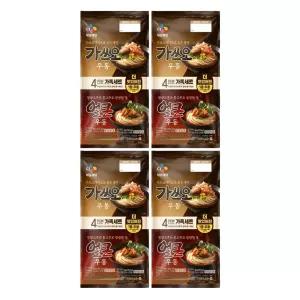 CJ제일제당 가쓰오우동466g(2인)+얼큰우동464g(2인) x4개