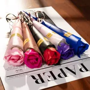 할메이드 비누장미꽃 레드 한송이 도매 꽃다발 재료 HS03 비누꽃 장미 1P