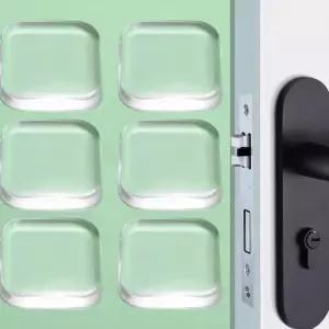 사각문쾅 방지쿠션 6P/투명/도어/가드/범퍼/실리콘/쿠션/도어/방지패/드/도어보호/도어소음/완충/스토퍼