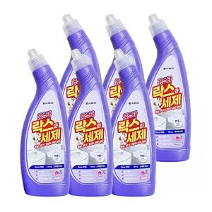 엘지 홈스타 락스와세제 후로랄 파인 세정제 750ml 6개 욕실 변기 곰팡이 악취 찌든때