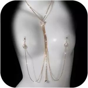 라인스톤 진주 유두 체인 주얼리 나이트클럽 크리스탈 바디 페스티벌 레이브 펄 브라 액세서리 여성용