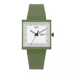 [스와치] SO34G700 BIOCERAMIC WHAT IF GREEN 여성 우레탄시계