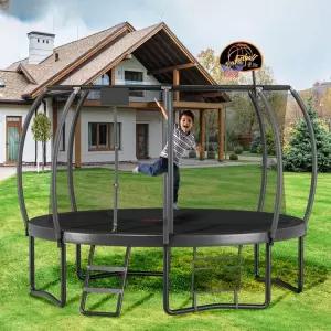 메쉬망 야외용 트램폴린 캠핑장 카페 가정용 트램펄린 점핑네트 보드 가드 원단