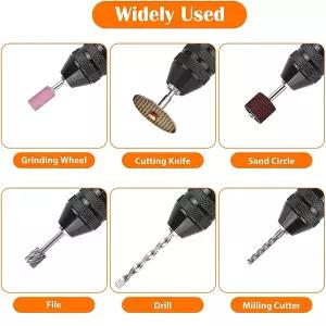 3pc 드릴 척 퀵 체인지 어댑터 샹크 헥스 드릴 컨버터 도구 6 35mm 전기 및 앵글 그라인더