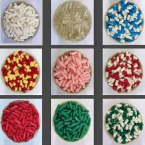 [호환제품] 100/200/500/1000/2000pcs 빈 캡슐 표준 크기 0  1 식용 젤라틴 껍질 샘플 분리된 결합